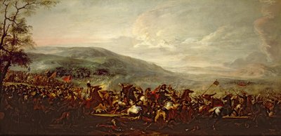 Batalla entre húngaros y turcos de Jacques Courtois