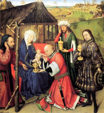 La Adoración de los Magos, c. 1440 de Jacques Daret