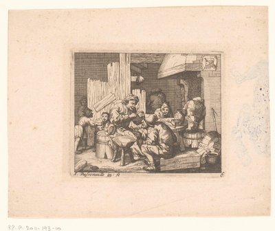 Agricultores alrededor del hogar de Jacques Dassonville