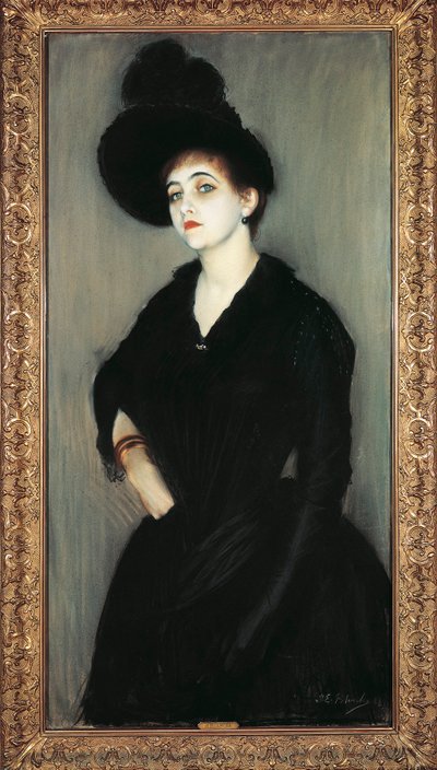 Francia, París, Retrato de Madame Adelaide Vasnier de Jacques Emile Blanche