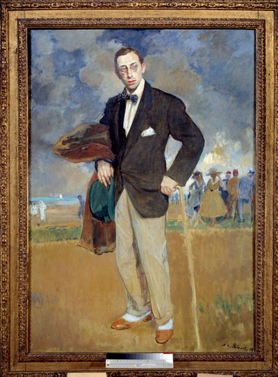 Retrato de Igor Stravinsky (1882-1971) compositor de Jacques Emile Blanche