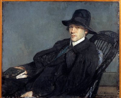 Retrato de André Gide (1869 - 1951) de Jacques Emile Blanche