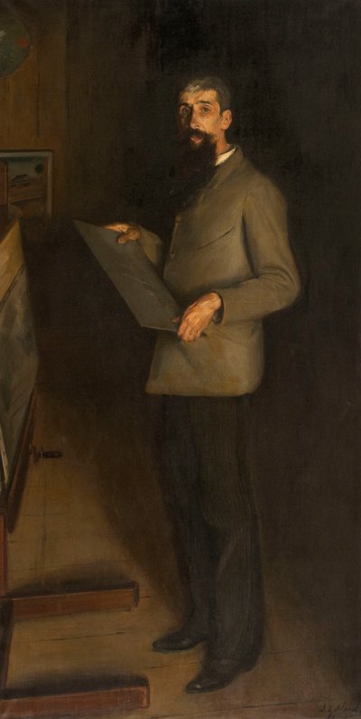 Retrato de Henri Guérard, 1889 de Jacques Emile Blanche
