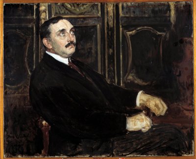 Retrato de Paul Claudel de Jacques Emile Blanche
