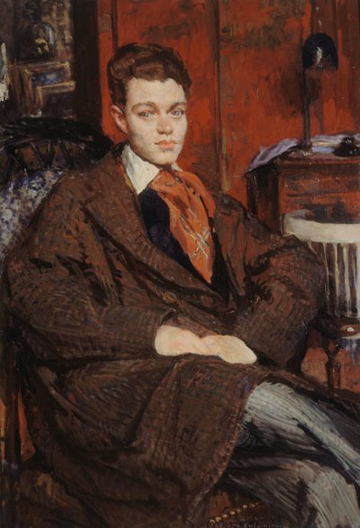 Retrato de René Crevel 1900-1935, 1928 de Jacques Emile Blanche