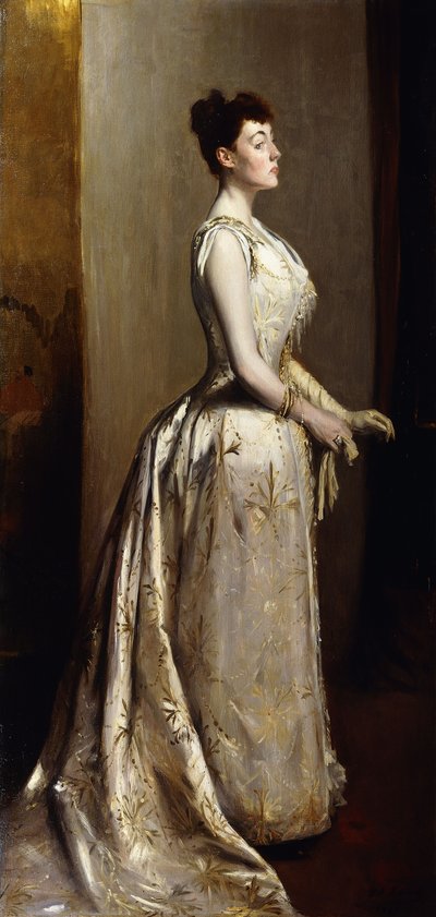 Retrato de una dama, 1889 de Jacques Emile Blanche