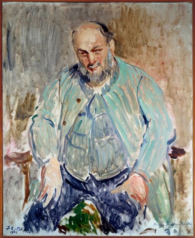 Retrato del escultor francés Antoine Bourdelle (1861-1929) de Jacques Emile Blanche