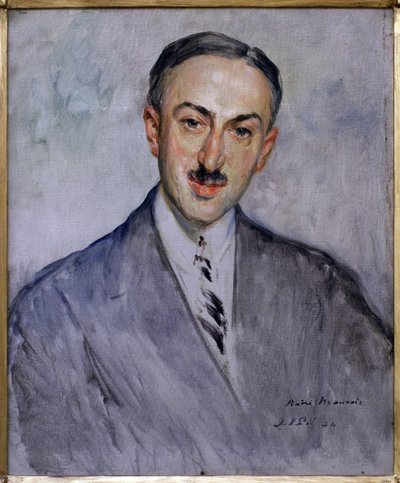 Estudio para el retrato de Andre Maurois de Jacques Emile Blanche