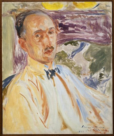 Estudio para el retrato de Francois Mauriac de Jacques Emile Blanche