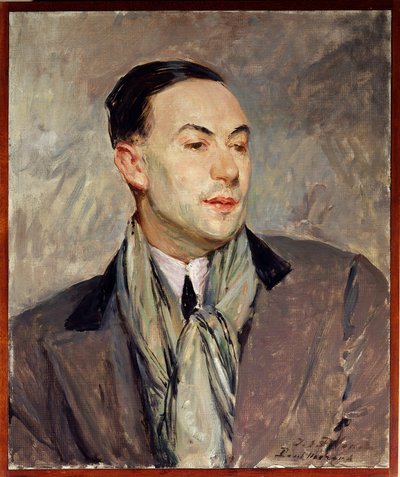 Estudio para el retrato de Paul Morand de Jacques Emile Blanche
