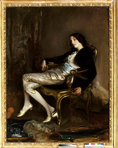 El querubín de Mozart. Personaje de la ópera Las bodas de Fígaro (Le Nozze di Figaro) de Wolfgang Amadeus Mozart (1756-1791). Pintura de Jacques Emile Blanche (1861-1942) de Jacques Emile Blanche