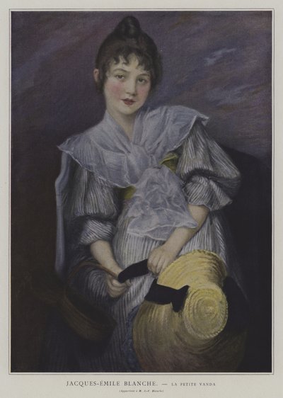 La pequeña Vanda de Jacques Emile after Blanche