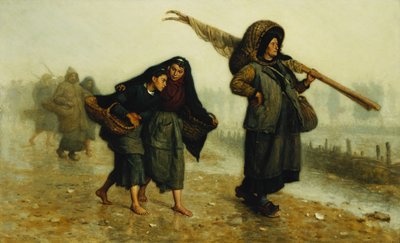 Las recolectoras de conchas; Les Ramasseuses de Coquillages de Jacques Eugene Feyen