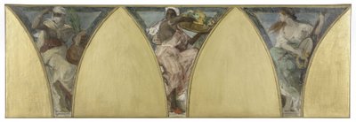 Boceto para el Ayuntamiento de París: Argelia. Guayana. Provenza, hacia 1888 (óleo sobre lienzo) de Jacques Fernand Humbert