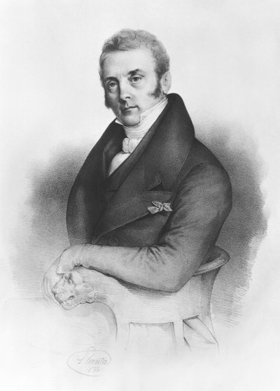 Esprit Auber (1782-1871) 1832 de Jacques Francois Gauderique Llanta