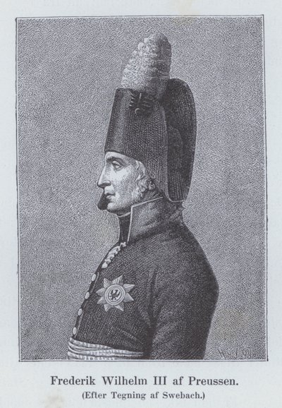 Federico Guillermo III, Rey de Prusia de Jacques Francois Joseph (after) Swebach