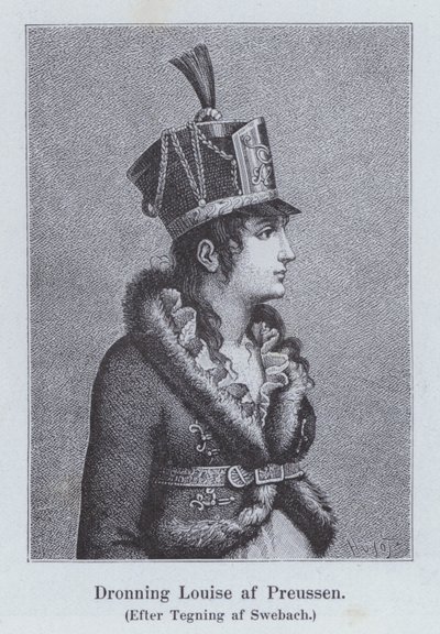 Luisa de Mecklemburgo-Strelitz, Reina Consorte del Rey Federico Guillermo III de Prusia de Jacques Francois Joseph (after) Swebach