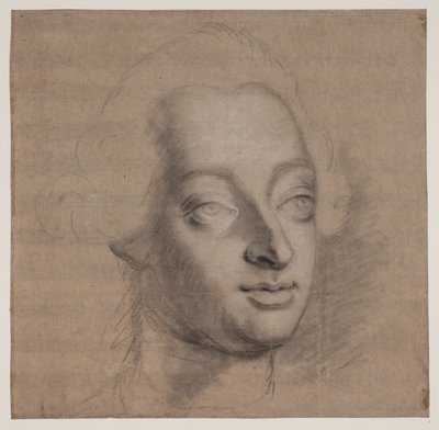Retrato de Federico V. 3/4 Perfil de Jacques Francois Joseph Saly