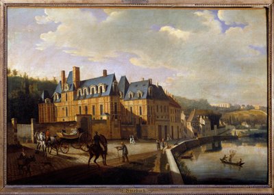 Chateau de la Chaussee, cerca de Bougival de Jacques Francois Joseph Swebach