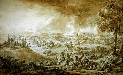 La batalla de Leipzig de Jacques Francois Joseph Swebach
