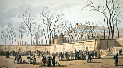 La Pequeña Provenza en los Jardines de las Tullerías de Jacques Francois Joseph Swebach