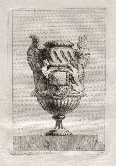 Conjunto de jarrones:  Plato 11 de Jacques François Saly