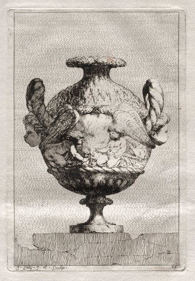Conjunto de jarrones:  Plato 19 de Jacques François Saly