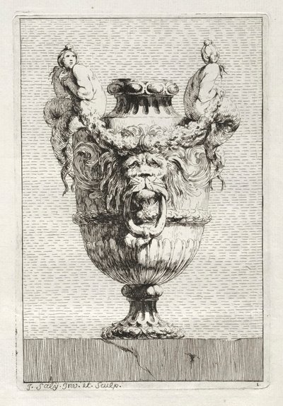 Conjunto de jarrones:  Plato 1 de Jacques François Saly