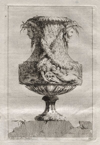 Conjunto de jarrones:  Plato 20 de Jacques François Saly