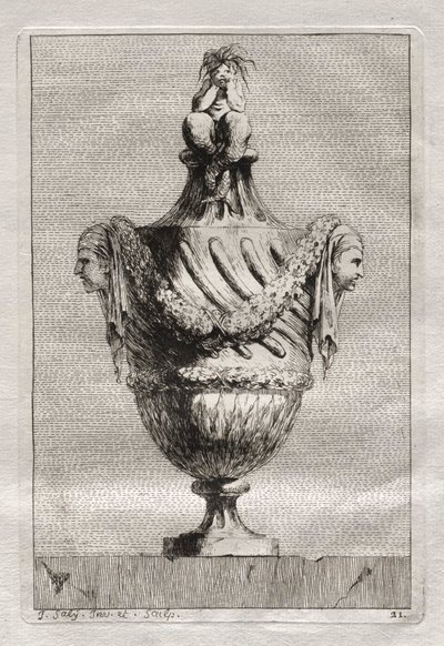Conjunto de jarrones:  Plato 21 de Jacques François Saly