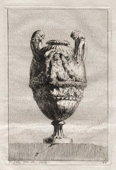 Conjunto de jarrones:  Plato 27 de Jacques François Saly