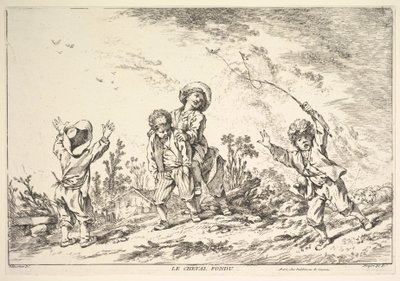 Salta la rana, mediados a finales del siglo XVIII de Jacques Gabriel Huquier