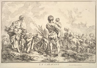 La Caravana de Jacques Gabriel Huquier