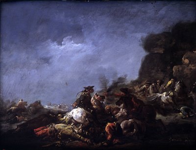 Choque de caballería de Jacques Gamelin