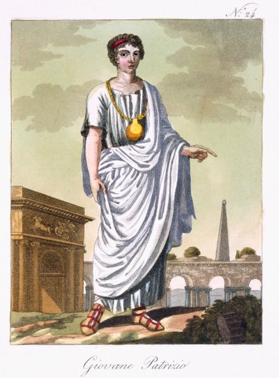 Un joven patricio, ilustración de 