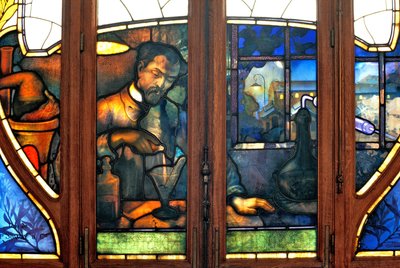 Nancy (departamento 54), Art Nouveau, Cámara de Comercio e Industria, vitrales de Jacques Gruber (1870-1936) de Jacques Gruber