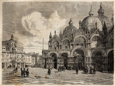 La plaza y la iglesia de San Marcos de Jacques Guiaud