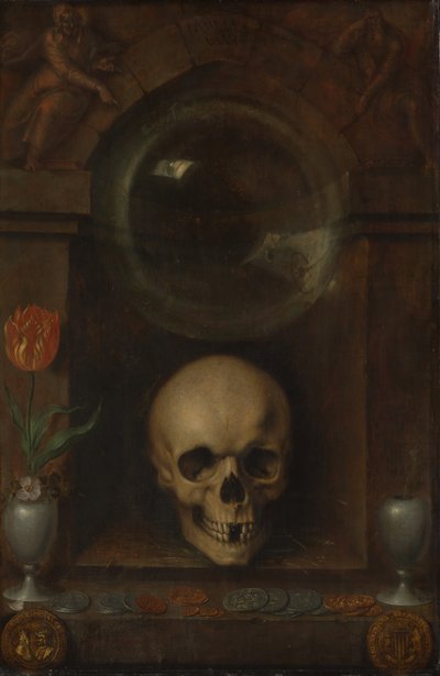 Naturaleza muerta de vanitas, 1603 de Jacques II de Gheyn