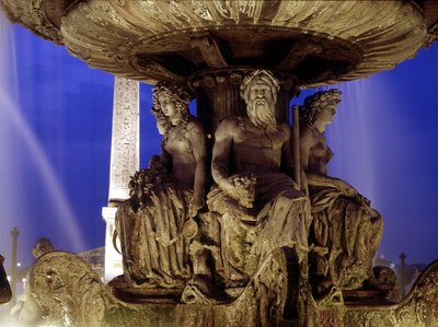 Fuente de la Plaza de la Concordia en París de Jacques Ignace Hittorff