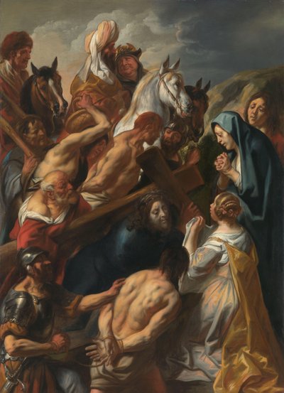 Cristo camino del Calvario de Jacques Jordaens