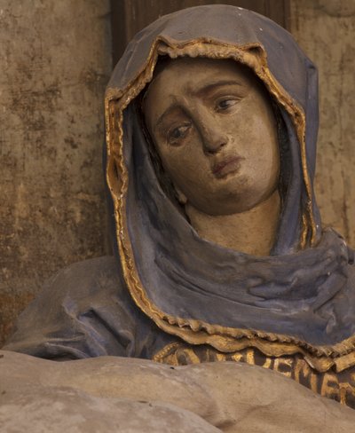 Detalle de la Piedad de Jacques Jubert