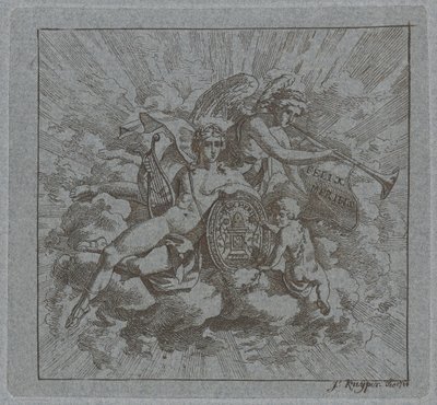 Composición alegórica sobre Felix Meritis de Jacques Kuyper