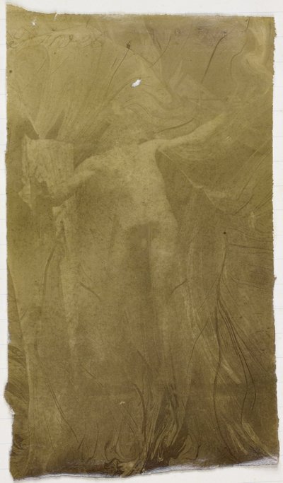 Estudio de un modelo de desnudo masculino, de pie frontal, en el estudio de Jacques de Lalaing de Jacques Lalaing (attributed to)