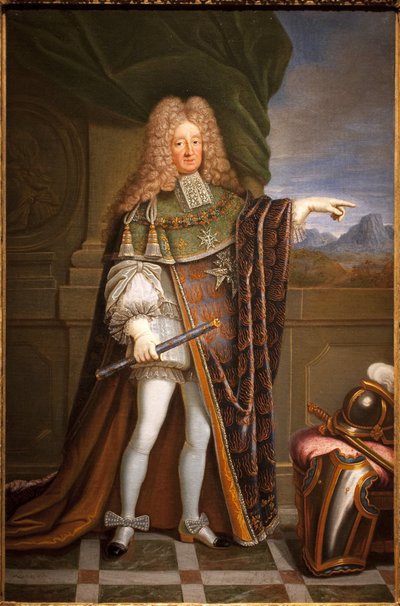 Retrato a pie del mariscal de Tesse (René Mans, Conde de Tesse de Jacques Laumosnier