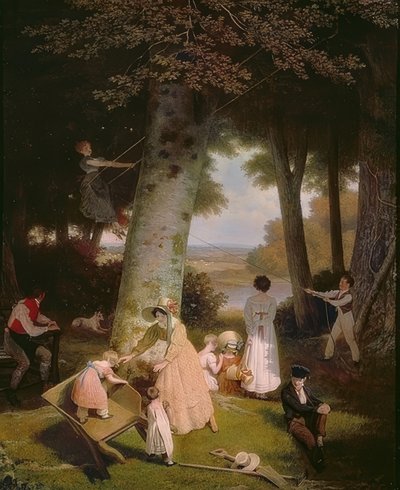 El patio de juegos. 1830 de Jacques Laurent Agasse