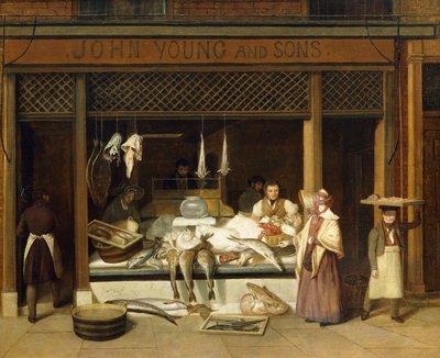 John Young y Hijos, los Pescaderos de Jacques Laurent Agasse