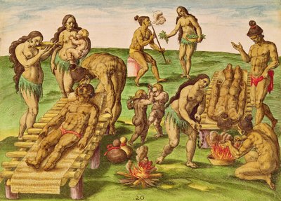 Cómo los indios tratan a sus enfermos, de 