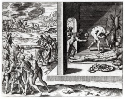 Ritos funerarios indios, de 