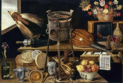 Los Cinco Sentidos y los Cuatro Elementos de Jacques Linard