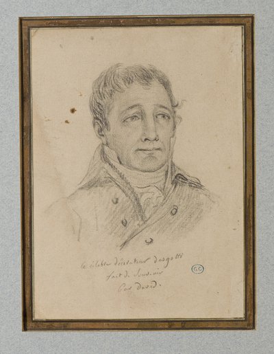 Retrato de Ignace-Eugène-Marie Degotti, c.1815-25 de Jacques Louis (workshop of) David